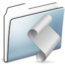 Script Folder Graphite Smooth Icon
